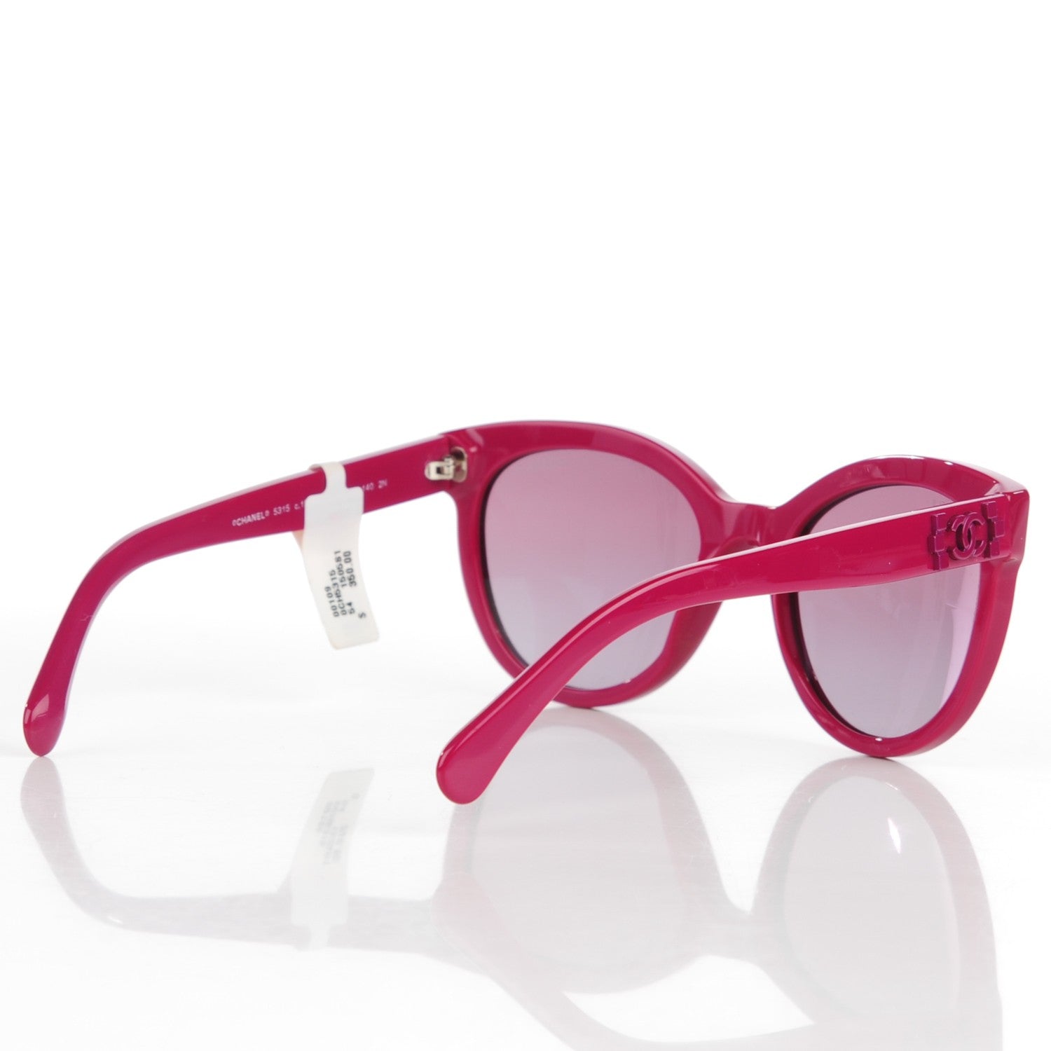 Chanel Pantos CC Signature 5315 Sunglasses Fuchsia 2 of 6