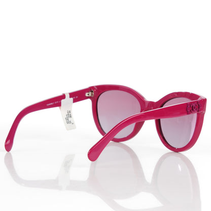 Chanel Pantos CC Signature 5315 Sunglasses Fuchsia 2 of 6