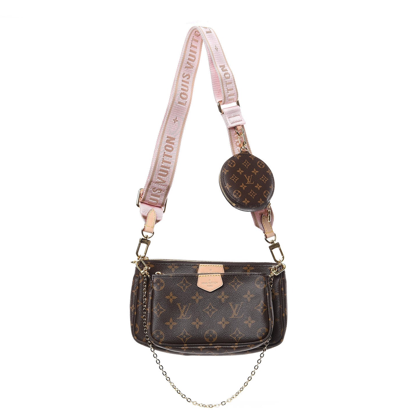 Monogram Multi Pochette Accessories Rose Clair