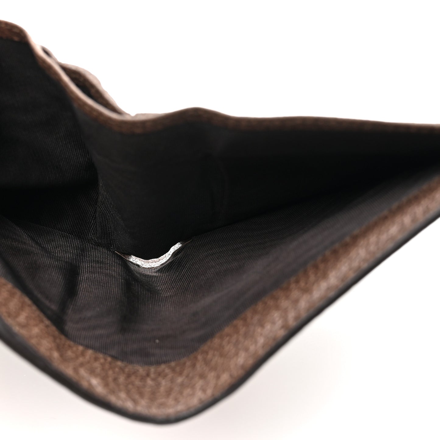 GG Supreme Monogram Web Ophidia French Flap Wallet Beige New Acero