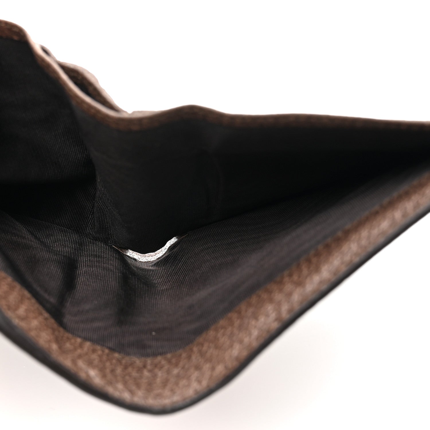 Gucci GG Supreme Monogram Web Ophidia French Flap Wallet Beige New Acero 5 of 11