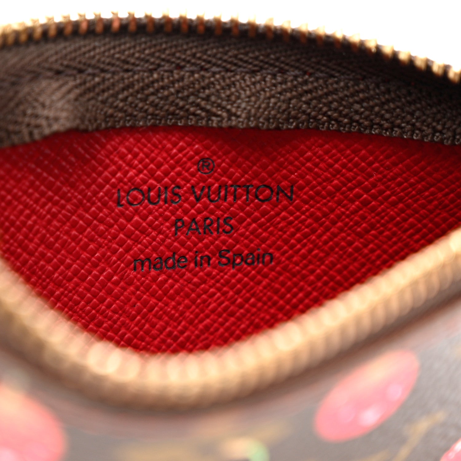 Louis Vuitton Monogram Cerises Key Pouch 6 of 6