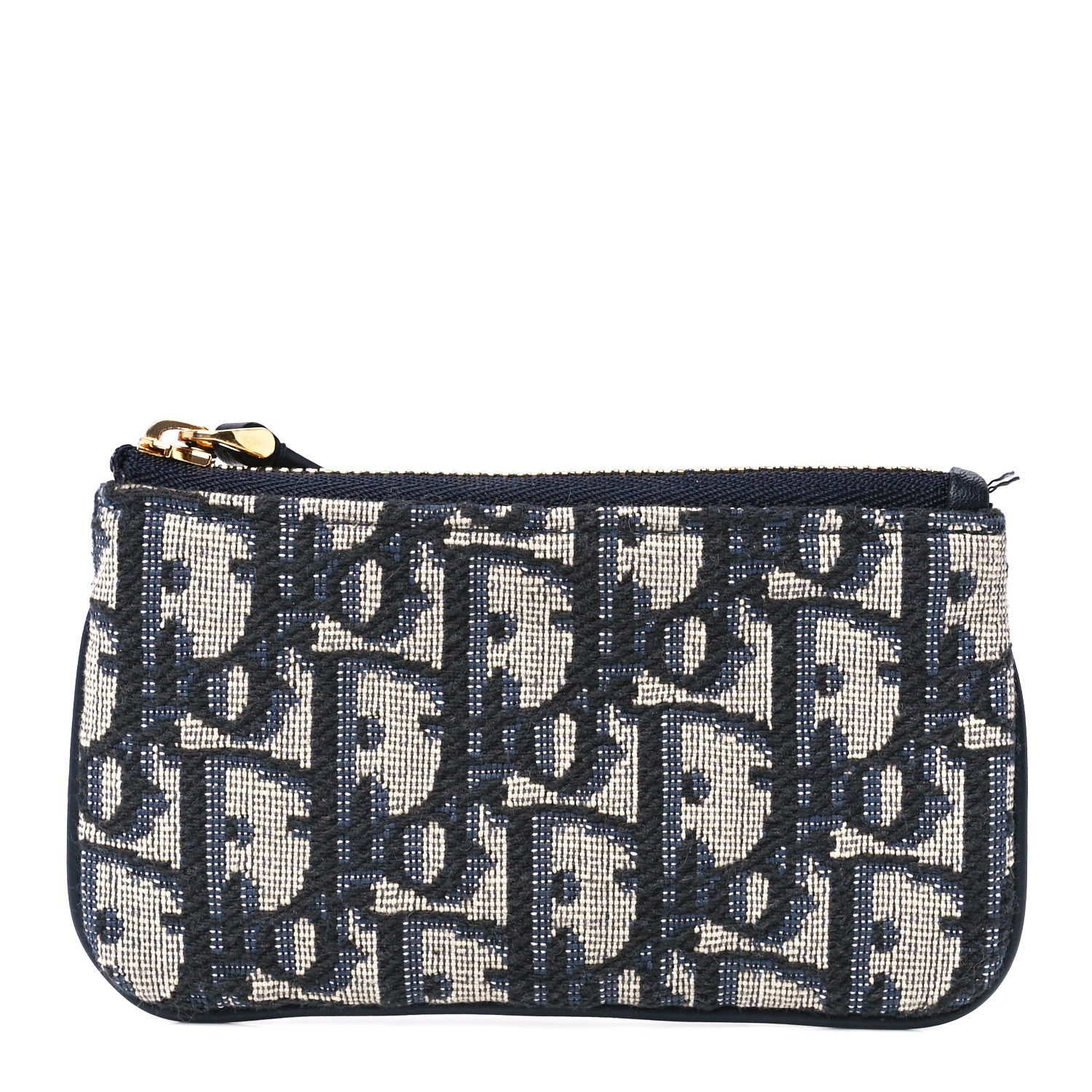 Christian Dior Oblique Key Case Blue 1 of 11
