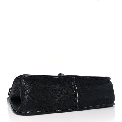 Hermes Taurillon Clemence Halzan 31 GM Black 5 of 10