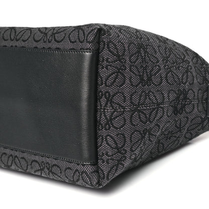 Loewe Jacquard Anagram Calfskin Medium Cubi Bag Anthracite Black 10 of 10