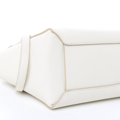 Celine Grained Calfskin Micro Belt Bag White 8 of 10