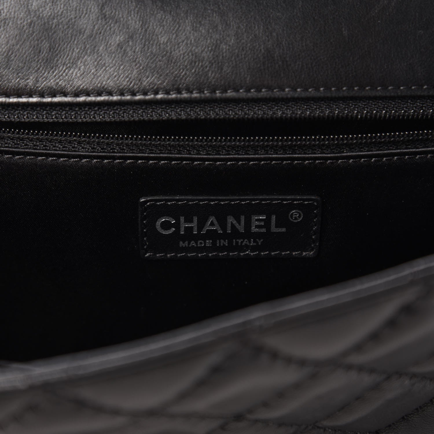 Chanel Lambskin Quilted Jumbo Easy Carry Flap Black 8 of 11