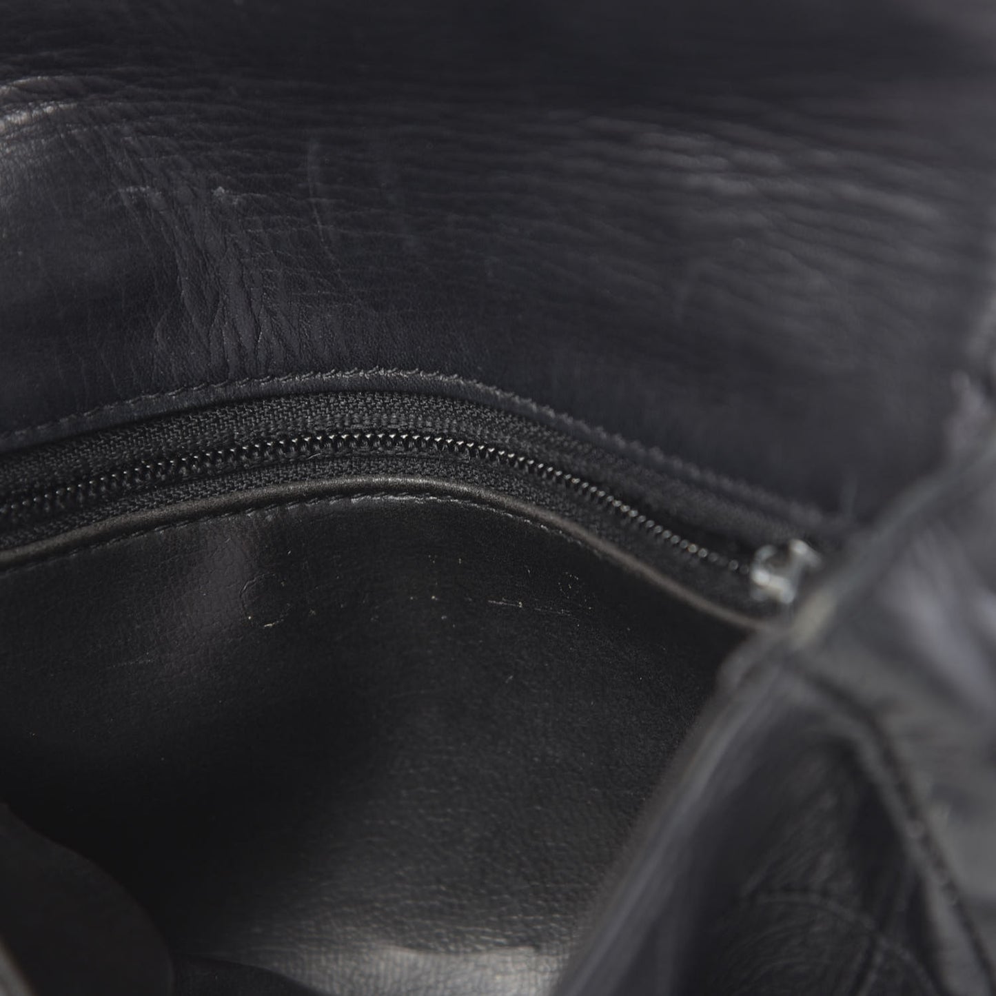 Calfskin Diamond Embossed Flap Waist Belt Bag Black