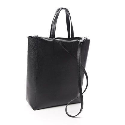 Celine Grained Calfskin Small Vertical Cabas Black 3 of 9