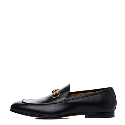 Gucci Calfskin Horsebit Mens Jordaan Loafers 9.5 Black 1 of 11