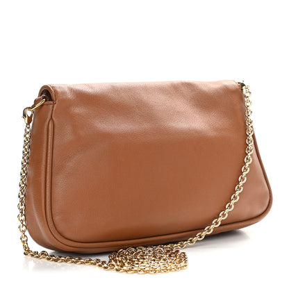 Fendi Vitello Flamingo Fendista Pouchette Crossbody Orzo 3 of 11