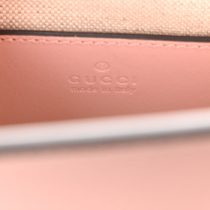 Gucci Calfskin GG Matelasse Small Slim Chain Shoulder Bag Perfect Pink Natural 6 of 10