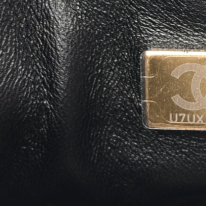 Chanel Lambskin Quilted Waist Bag Fanny Pack Black 7 of 13