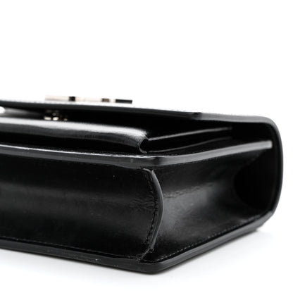 Saint Laurent Calfskin Monogram Sunset Chain Wallet Black 9 of 10