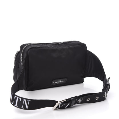 Valentino Garavani Nylon VLTN Banane Belt Bag Black 3 of 9