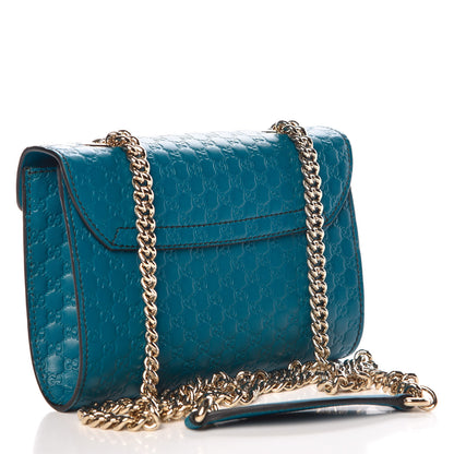 Gucci Microguccissima Mini Emily Shoulder Bag Deep Cobalt 3 of 9