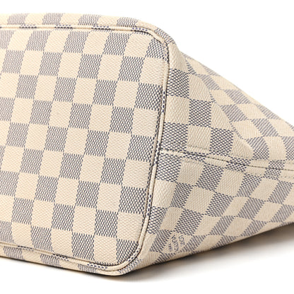 Louis Vuitton Damier Azur Neo Neverfull MM Rose Ballerine 9 of 20