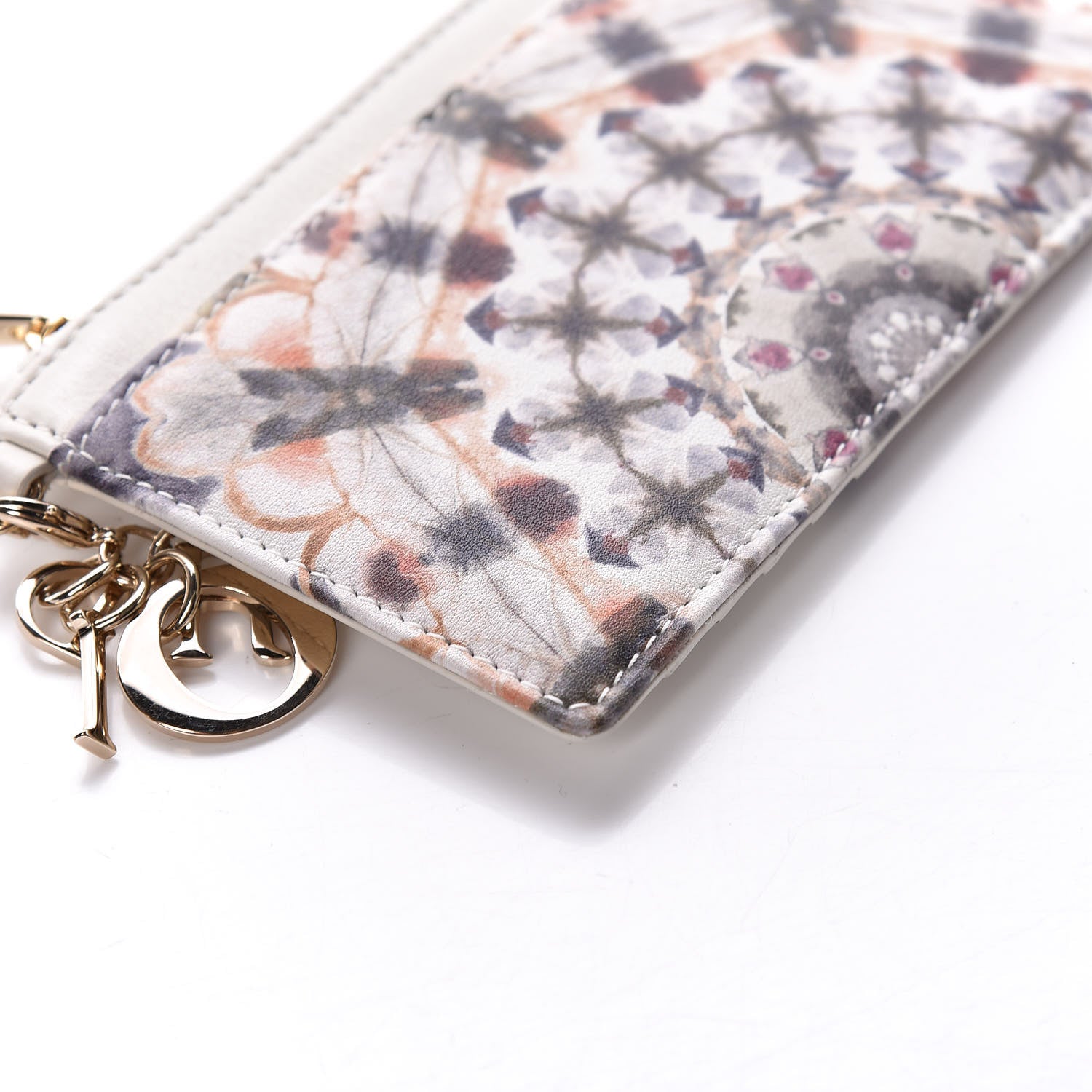 Christian Dior Calfskin Printed KaleiDiorscopic Card Holder Multicolor 8 of 10