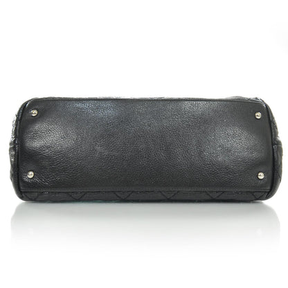 Chanel Glazed Calfskin On The Road Tote Black 4 of 8