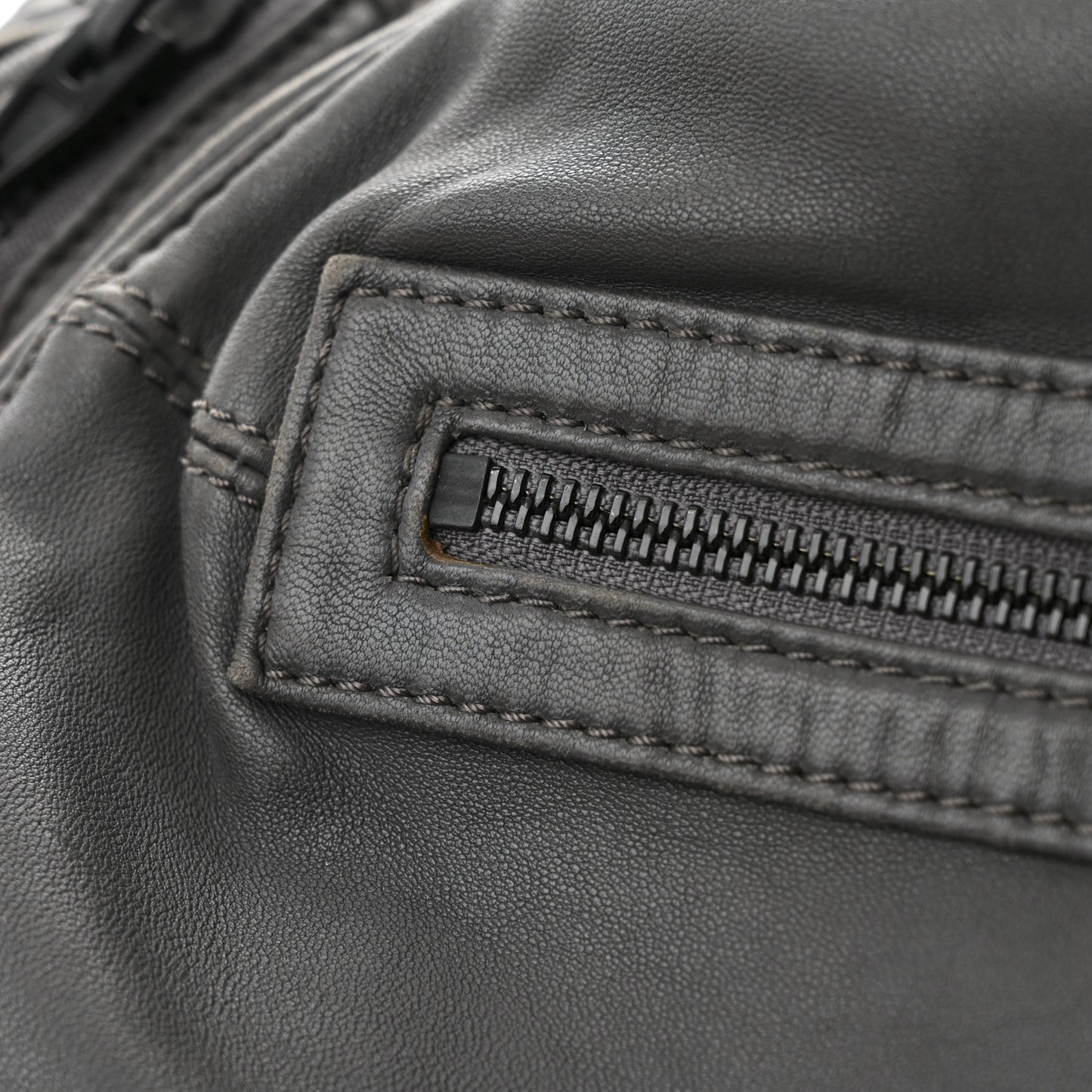 Lambskin Backpack Bag Grey