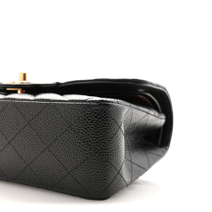 Chanel Caviar Quilted Small Double Flap Black 10 of 11