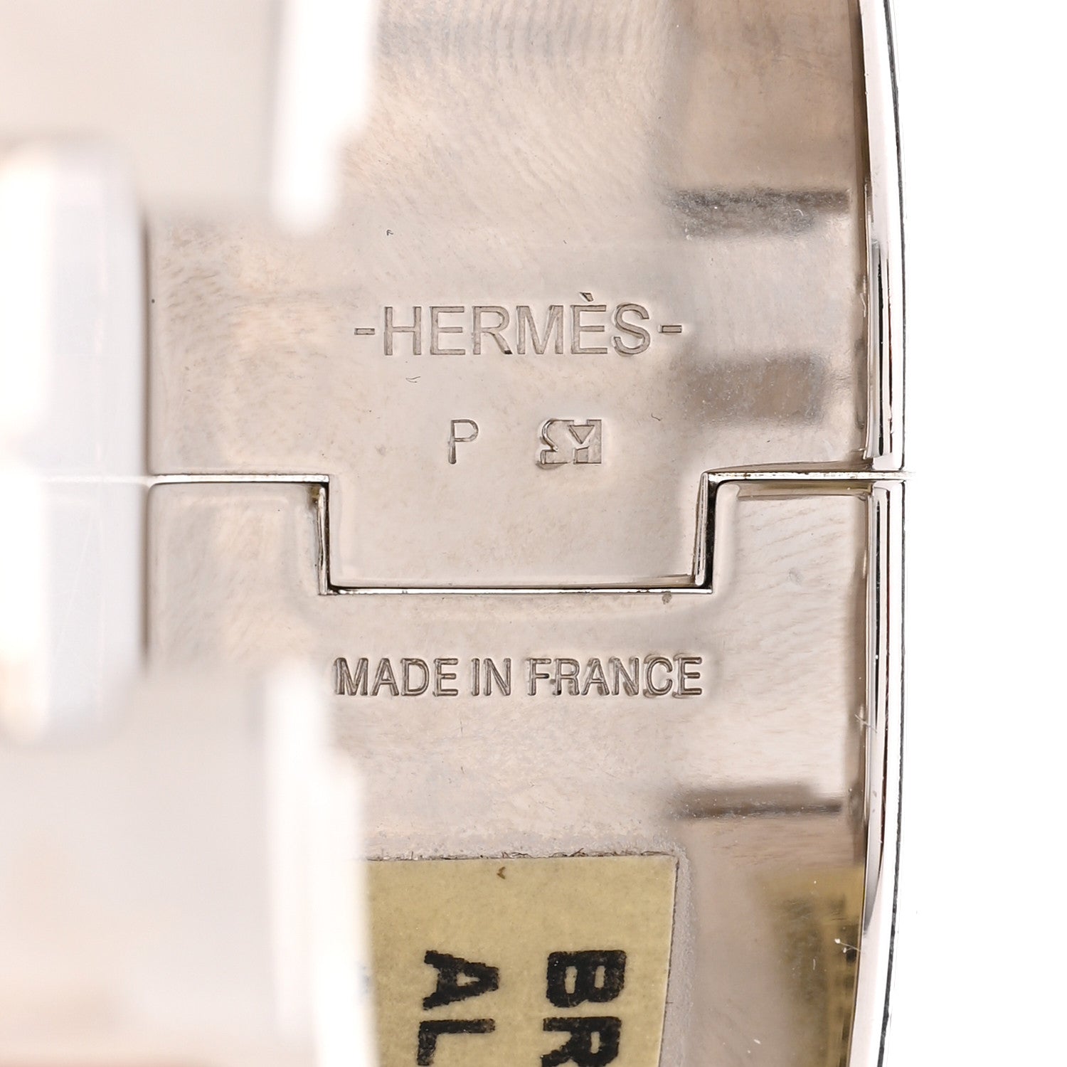 Hermes Enamel Wide Clic Clac H Bracelet PM Brique 4 of 6