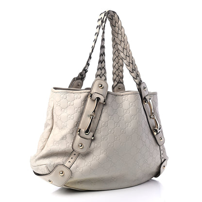 Gucci Guccissima Small Pelham Shoulder Bag Off White 2 of 9