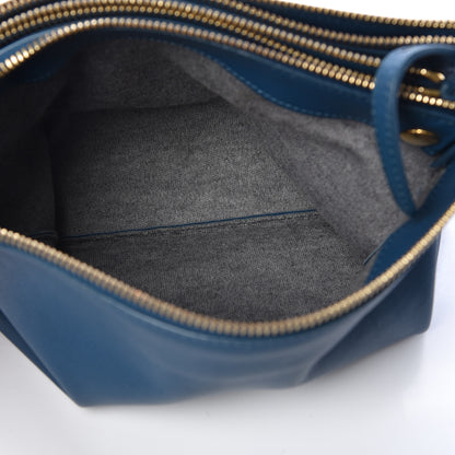 Celine Lambskin Small Trio Crossbody Bag Peacock 6 of 11