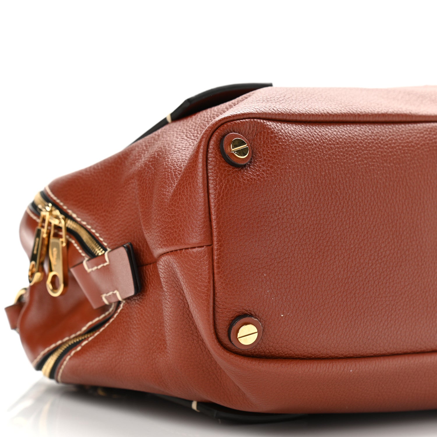 Chloe Calfskin Medium Daria Sepia Brown 9 of 10