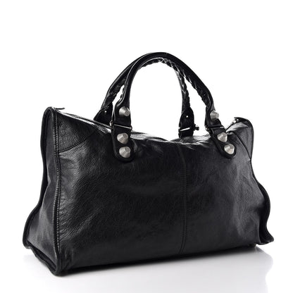 Balenciaga Agneau Giant 21 Silver Hardware Work Black 2 of 10