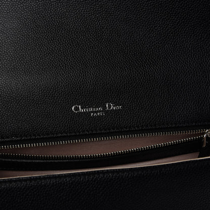 Christian Dior Grained Calfskin Medium Diorama Flap Bag Black 9 of 12