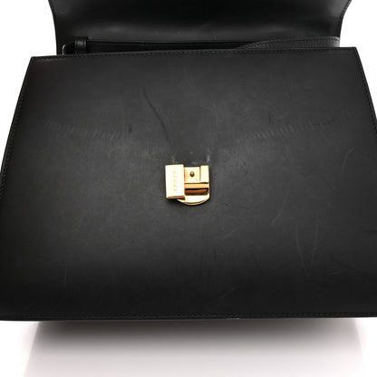 Gucci Calfskin Medium Sylvie Top Handle Bag Black 12 of 18