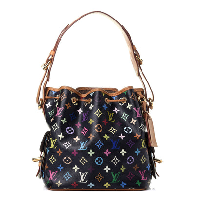 Louis Vuitton Monogram Multicolor Petit Noe Black 1 of 13