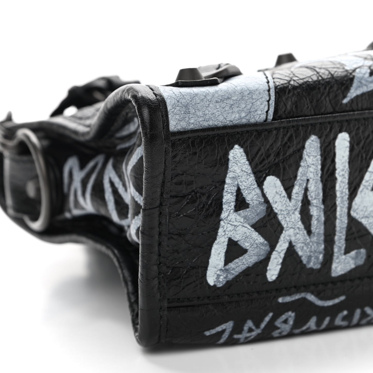 Agneau Arena Graffiti All Over Classic Hardware Mini City Black White