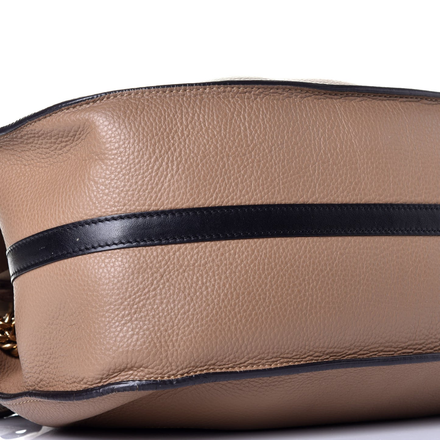 Grained Calfskin Hayley Double Carry Satchel Nut