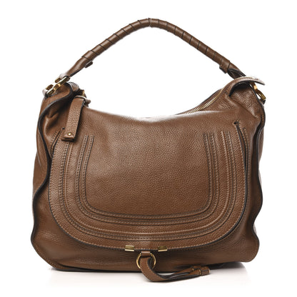 Chloe Calfskin Large Marcie Hobo Nut 1 of 12