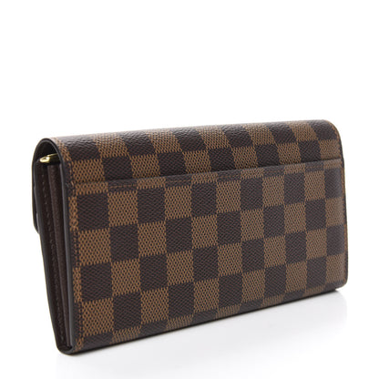 Louis Vuitton Damier Ebene Sarah Wallet NM 3 of 6