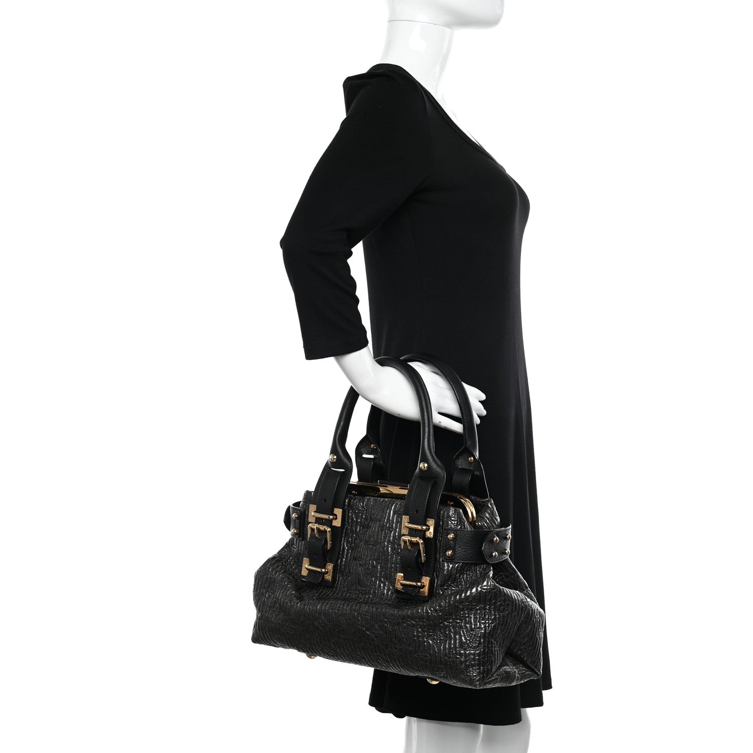 Louis Vuitton Monogram Motard Biker Black 2 of 9