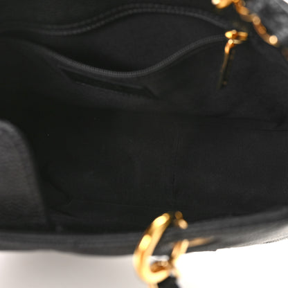 Chanel Caviar Quilted Petit Shopping Tote PST Black 5 of 9