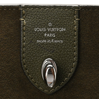Louis Vuitton Calfskin Lockme Go Tote Green Toffee 6 of 8