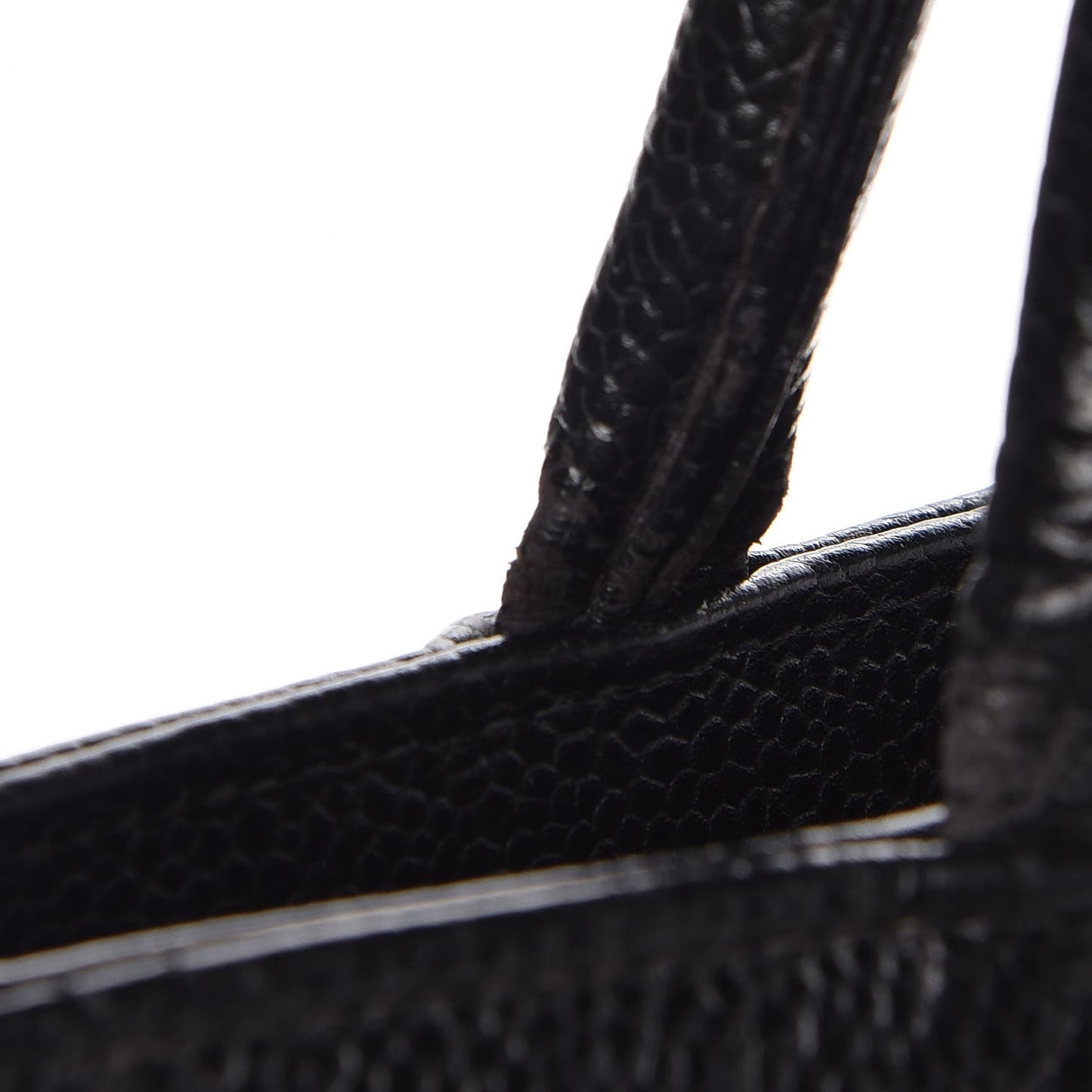 Caviar Quilted Medallion Tote Black