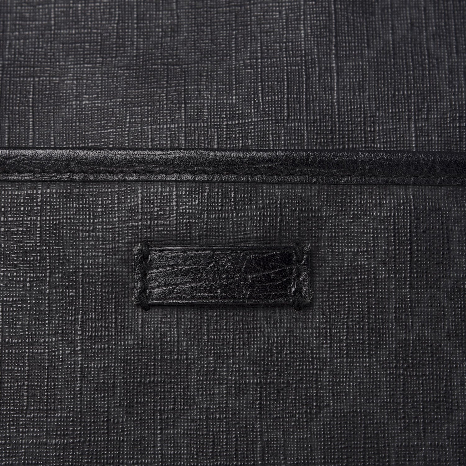 Gucci GG Plus Monogram Medium Flat Messenger Bag Black 8 of 8