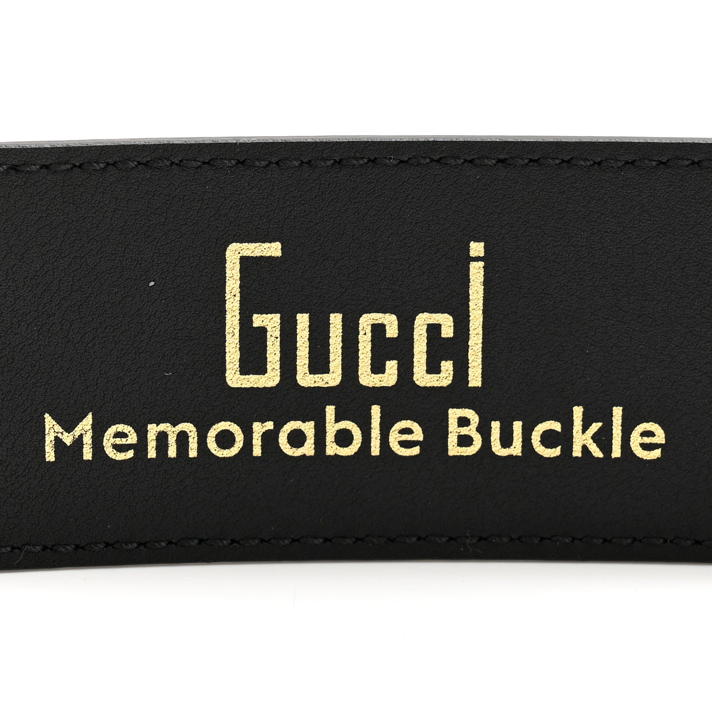 Textured Dollar Calfskin Criss-Cross Double G Memorable Buckle 40mm Belt 85 34 Black