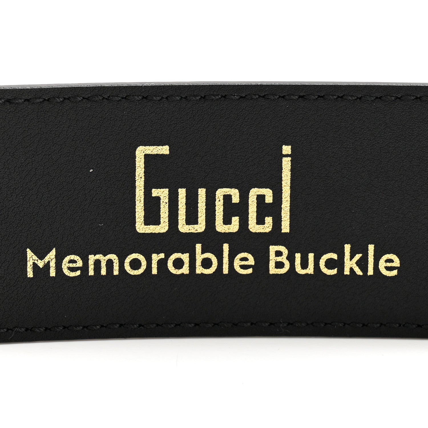 Gucci Textured Dollar Calfskin Criss-Cross Double G Memorable Buckle 40mm Belt 85 34 Black 5 of 7