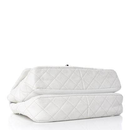 Chanel Caviar Quilted Flap White 4 of 10