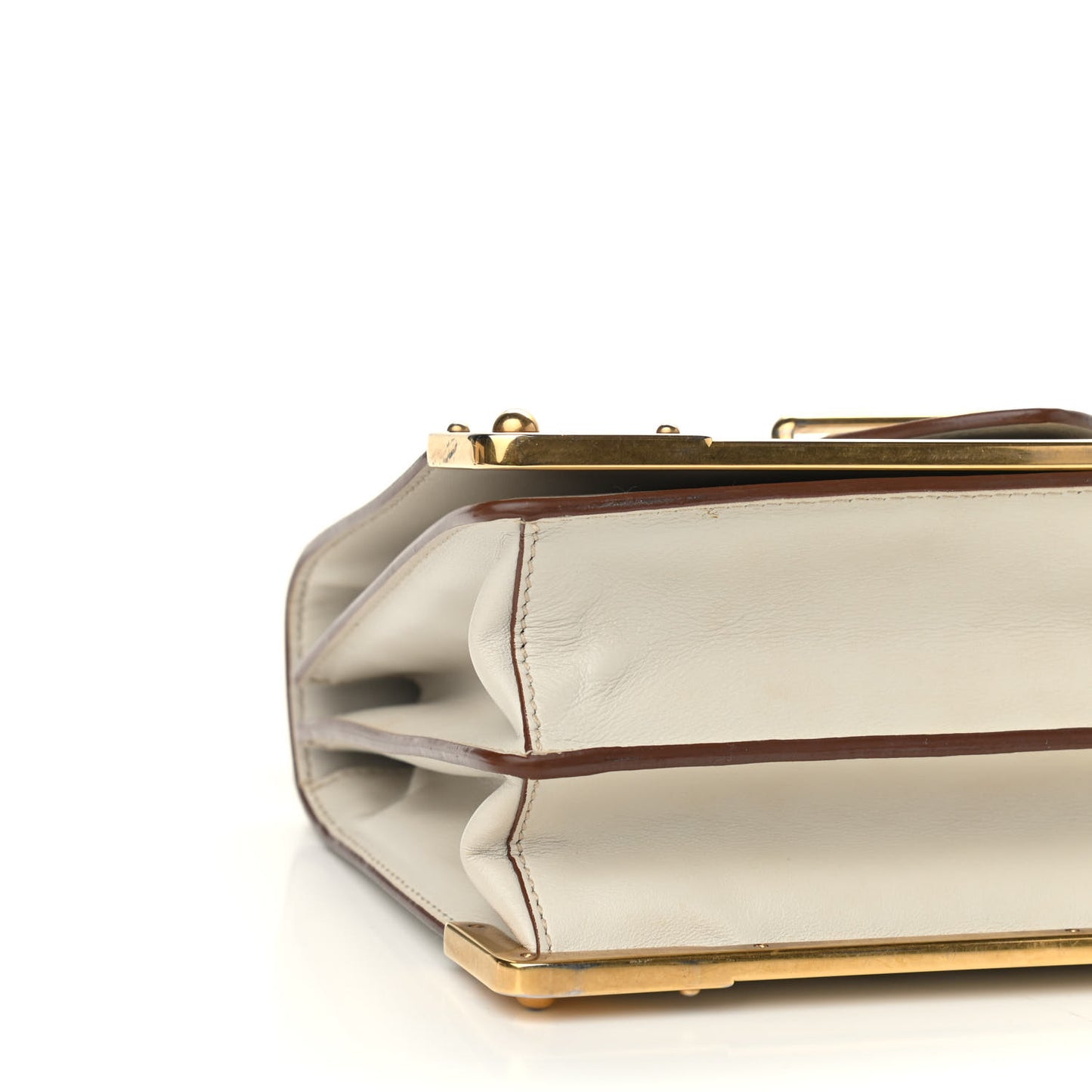 City Calf Saffiano Laser Cut Cahier Bag Talco