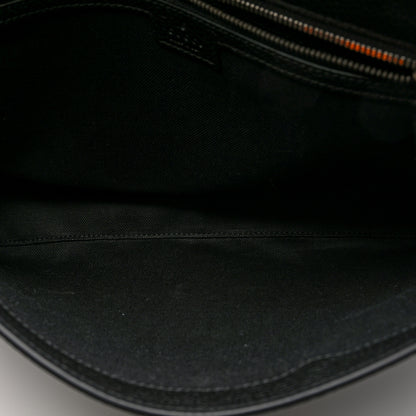Gucci GG Calfskin Web Medium Business Case Black 5 of 9