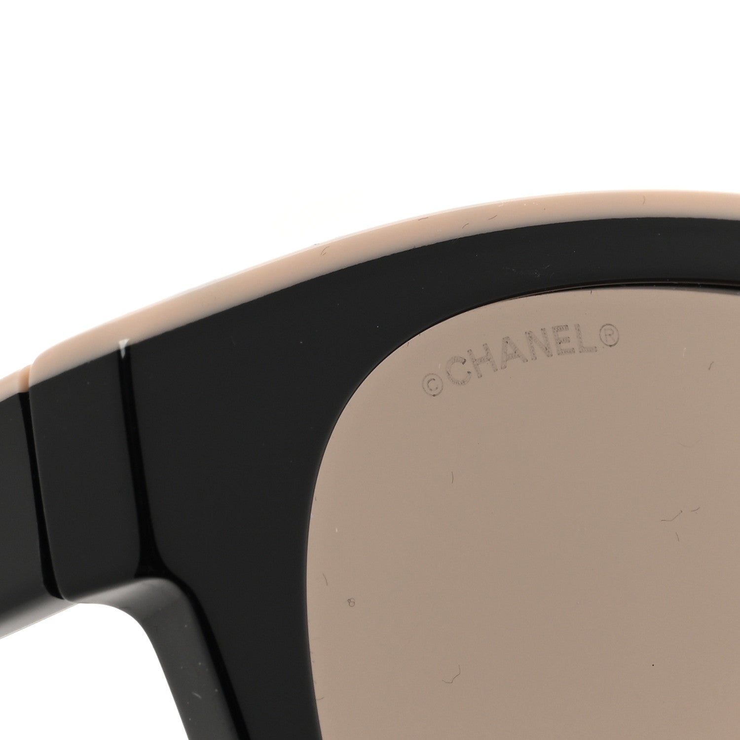 Chanel Acetate CC Butterfly Sunglasses 5414 Black Beige 7 of 8