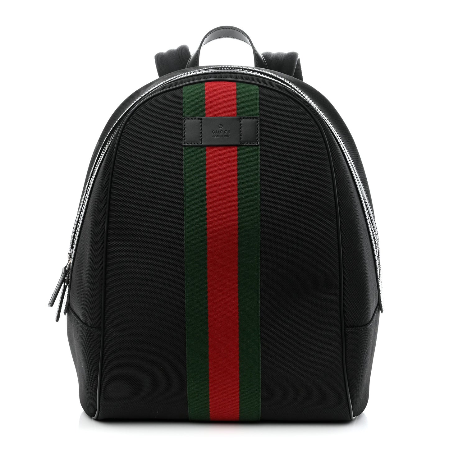 Techno Canvas Web Backpack Black