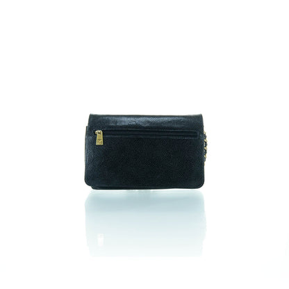 Chanel Caviar Wallet on Chain Black 3 of 9